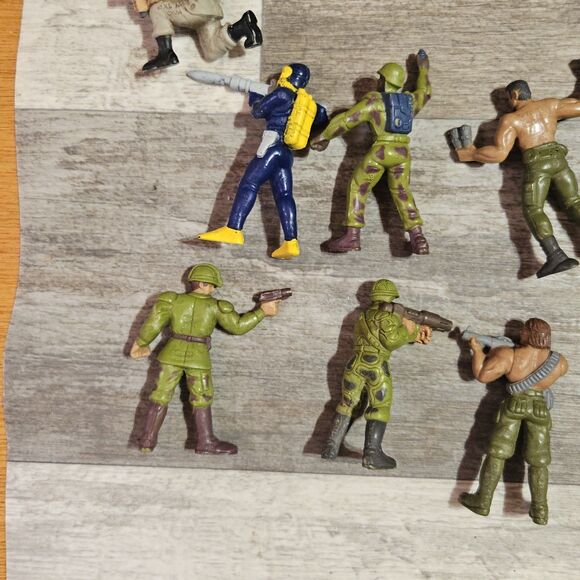 Vintage 1980s Mattel GUTS! Action Figure Lot 18 Minifigure Several Varieties VTG - Picture 8 of 11
